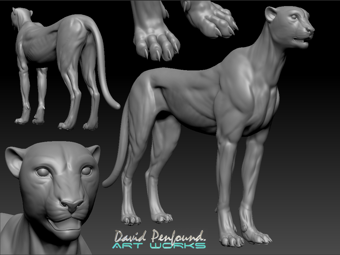 base sculpt max into zbrush for detail and colour